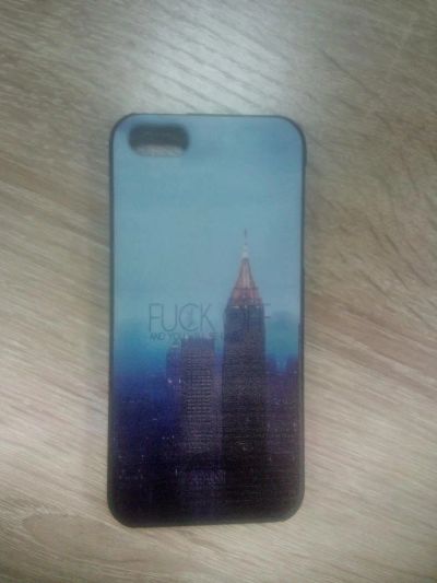 Лот: 9965131. Фото: 1. Чехол IPhone 5/5s F%ck off v.1. Чехлы, бамперы