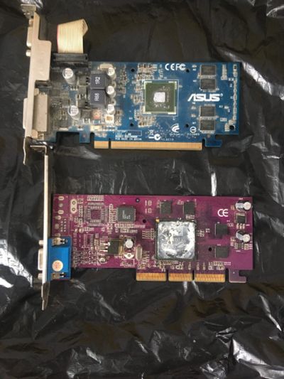 Лот: 19988201. Фото: 1. Видеокарты agp pci. Видеокарты