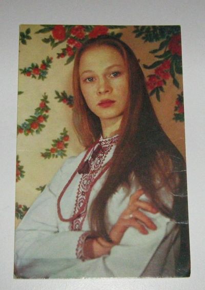 Лот: 7373389. Фото: 1. Открытка из СССР. На фото Светлана... Другое (антиквариат)