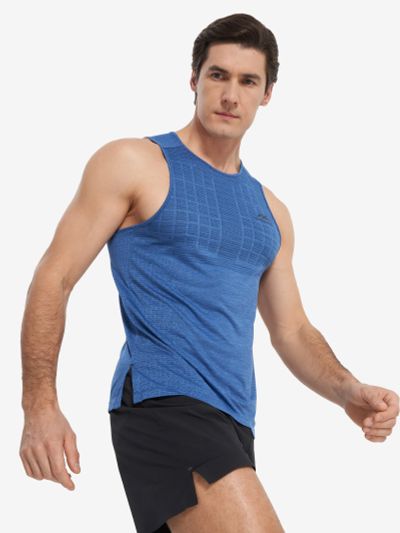 Лот: 25544139. Фото: 1. Майка мужская Athlex, Синий. Топы, майки