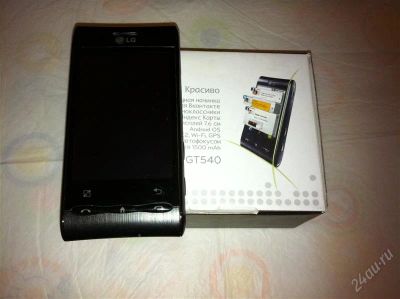Лот: 820742. Фото: 1. Сотовый телефон LG GT540. Смартфоны