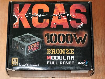 Лот: 10835431. Фото: 1. Мощный модульный AeroCool KCAS-1000M... Корпуса, блоки питания