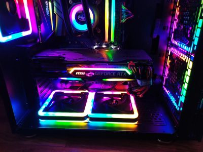Лот: 16370775. Фото: 1. Видеокарта MSI 2080 ti gaming... Видеокарты