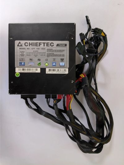 Лот: 25431260. Фото: 1. Блок питания 700Вт Chieftec CFT-700-14CS... Корпуса, блоки питания