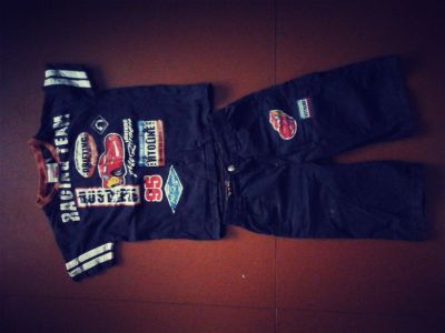 Лот: 6366418. Фото: 1. футболка+шорты. Костюмы, пиджаки, комбинезоны