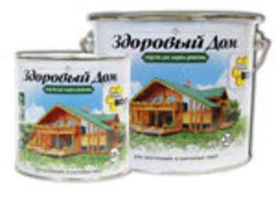 Лот: 12900520. Фото: 1. Деревозащитное средство Здоровый... Краски, лаки, растворитель