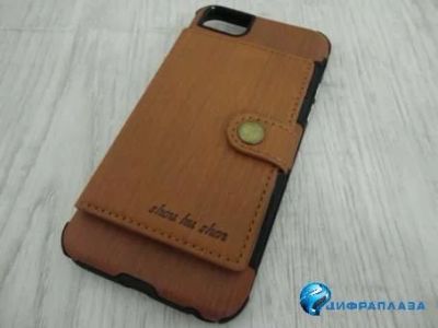 Лот: 13418562. Фото: 1. Чехол пластиковый iPhone 6 с визитницей... Чехлы, бамперы