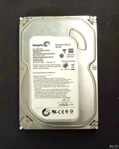 Лот: 18125220. Фото: 1. Жесткий диск 500Gb для ПК (SATA... Жёсткие диски (HDD)