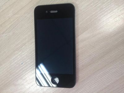 Лот: 4953913. Фото: 1. iPhone 4 32Гб, черный хорошее... Смартфоны