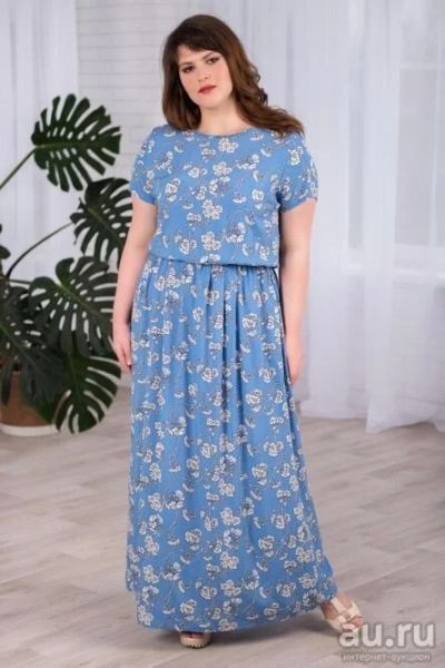 Лот: 16175221. Фото: 1. Платье Штапель. Платья