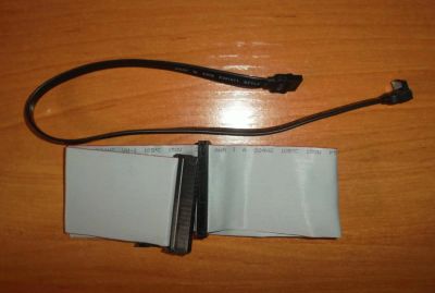 Лот: 5936333. Фото: 1. Sata + IDE кабели. Шлейфы, кабели, переходники