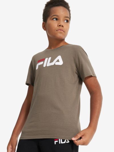 Лот: 24879160. Фото: 1. Футболка для мальчиков FILA, Зеленый. Другое (спортивная одежда)