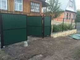 Лот: 11291274. Фото: 1. Ворота. Профлист в рамке 24. Ворота, заборы, шлагбаумы