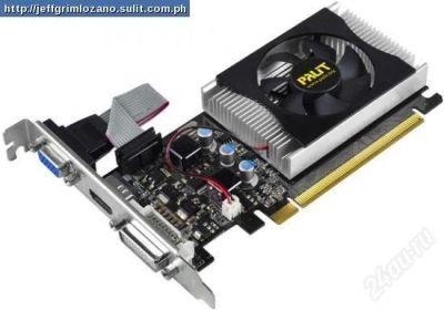 Лот: 2407864. Фото: 1. Видеокарта Palit GeForce GT220... Видеокарты