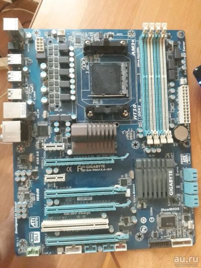 Лот: 10807925. Фото: 1. Gigabyte ga990fxa-d3. Материнские платы