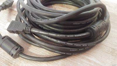 Лот: 13046009. Фото: 1. кабель AOpen HDMI 1.4V 19М/М 10м... Шлейфы, кабели, переходники