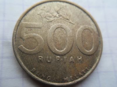 Лот: 21235866. Фото: 1. Индонезия 500 рупий 2003. Азия