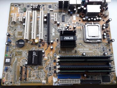 Лот: 21133016. Фото: 1. P5GD1PRO + Pentium4 630 + 1GB... Комплекты запчастей