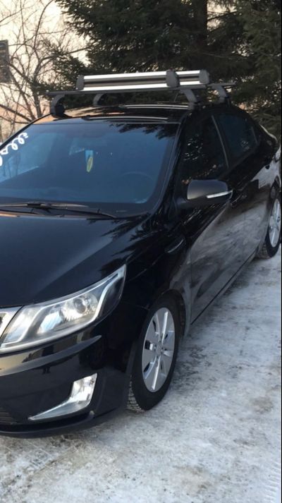 Лот: 15528248. Фото: 1. Багажник для лыж kia rio / hyundai... Багажники, боксы, фаркопы
