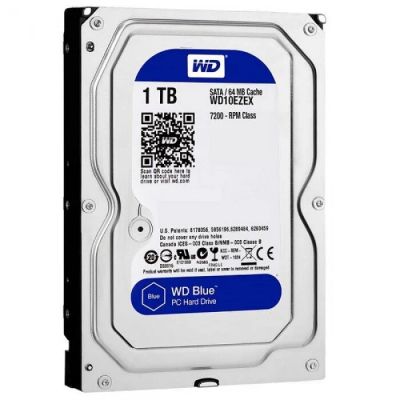 Лот: 10785394. Фото: 1. WD Blue В идеале. Без бэдов и... Жёсткие диски (HDD)