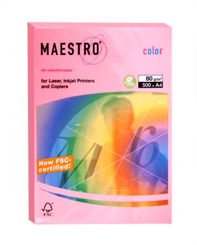 Лот: 8653204. Фото: 1. Бумага Maestro color цветная А4... Бумага