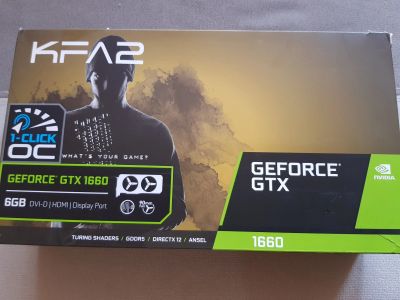 Лот: 18445428. Фото: 1. Видеокарта KFA2 GeForce GTX 1660... Видеокарты