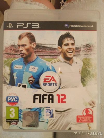 Лот: 10025483. Фото: 1. Fifa12 ps3. Игры для консолей