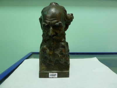 Лот: 9495434. Фото: 1. Скульптура Толстой Л. Предметы интерьера и быта