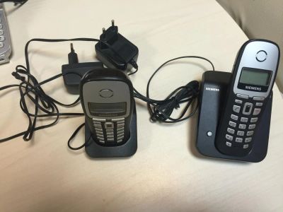 Лот: 6656022. Фото: 1. Продам телефон Siemens (две трубки... DECT и радиотелефоны
