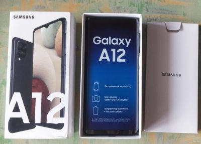 Лот: 17557074. Фото: 1. Продам Samsung Galaxy A12 3/32gb. Чехлы, бамперы