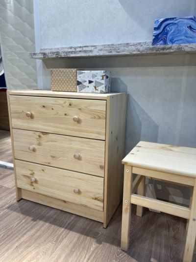 Лот: 12270464. Фото: 1. Комод 3 ящика, сосна IKEA Икеа. Комоды