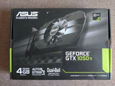 Лот: 13761789. Фото: 1. Asus GeForce GTX 1050 Ti Phoenix... Видеокарты
