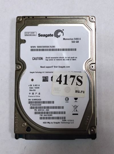 Лот: 18197609. Фото: 1. Жесткий диск SATA-II 2,5 Seagate... Жёсткие диски (HDD)