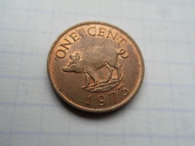 Лот: 9985600. Фото: 1. Бермуды 1 цент 1973. Америка