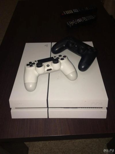 Лот: 11076475. Фото: 1. Playstation 4 500gb + 8 игр на... Игровые приставки, консоли