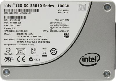 Лот: 10215316. Фото: 1. SSD диск Intel DC S3610 Series... SSD-накопители