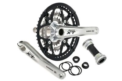 Лот: 19222836. Фото: 1. Шатуны Shimano Deore XT, FC-M771K... Запчасти