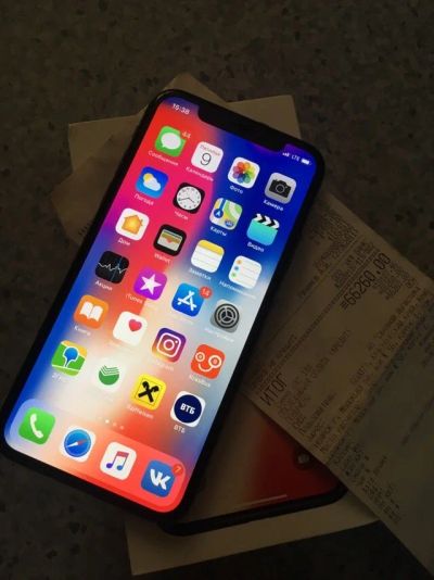 Лот: 12609991. Фото: 1. iPhone X 64 GB Space Gray. Смартфоны