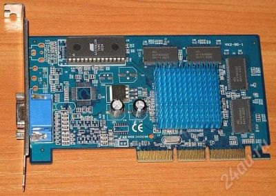 Лот: 735307. Фото: 1. Видеокарта Geforce MX400 64M. Видеокарты