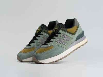 Лот: 25357739. Фото: 1. Кроссовки Stone Island x New Balance... Кеды, кроссовки, слипоны