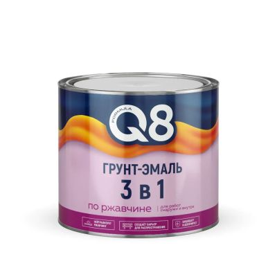 Лот: 25428954. Фото: 1. Грунт-эмаль Formula Q8, по ржавчине... Краски, лаки, растворитель