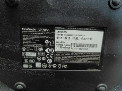 Лот: 21033574. Фото: 1. Монитор ViewSonik 1. ЖК-мониторы