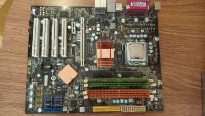 Лот: 16474709. Фото: 1. Матриская плата msi ms-7395+ процессор... Материнские платы