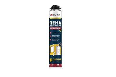 Лот: 20630139. Фото: 1. Пена ULTIMA OPTIMUM PRO 65 профессиональная... Клеи, герметики, пена монтажная, клейкие ленты
