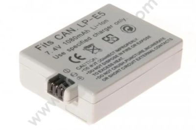 Лот: 3312232. Фото: 1. АКБ "Canon" LP-E5 7,4V (1080mAh... Аккумуляторы, зарядные