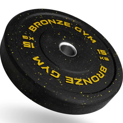 Лот: 22354796. Фото: 1. Диск бамперный 15 кг Bronze Gym... Штанги, блины