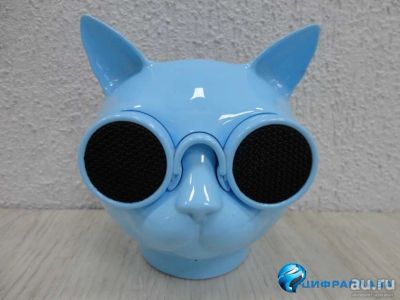 Лот: 14026506. Фото: 1. Колонка Кот в очках (Bluetooth... Красноярск