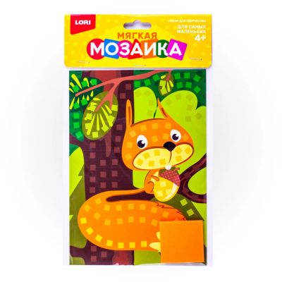 Лот: 16276765. Фото: 1. Мягкая мозаика. Малый набор "Белочка... Конструкторы