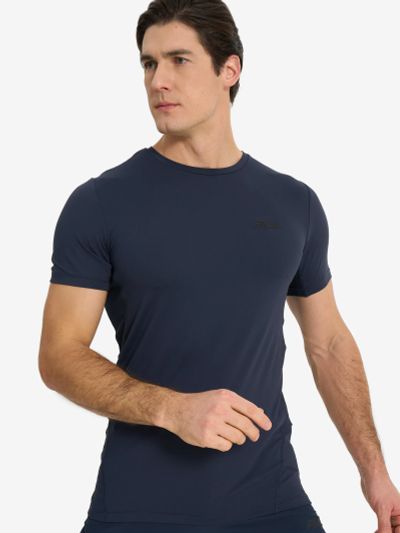 Лот: 24848578. Фото: 1. Футболка мужская FILA, Синий. Другое (спортивная одежда)