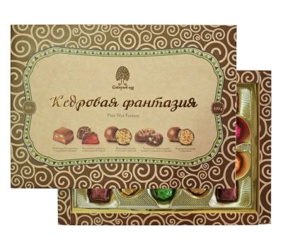 Лот: 11692929. Фото: 1. Конфеты «Кедровая фантазия», 210... Шоколад, конфеты